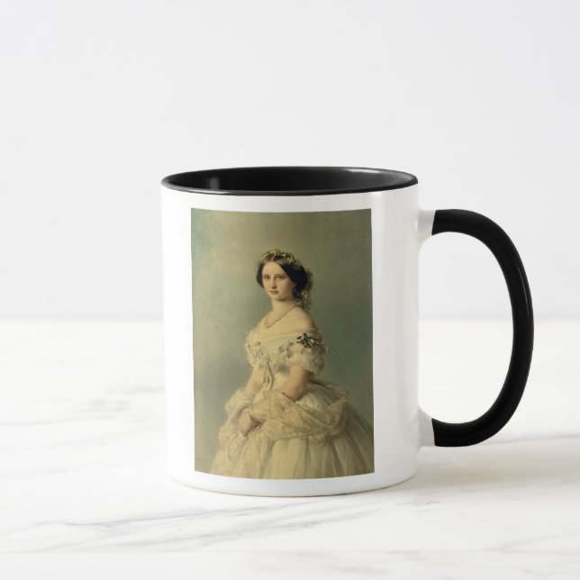Portrait of Princess of Baden, 1856 Mug (Right)