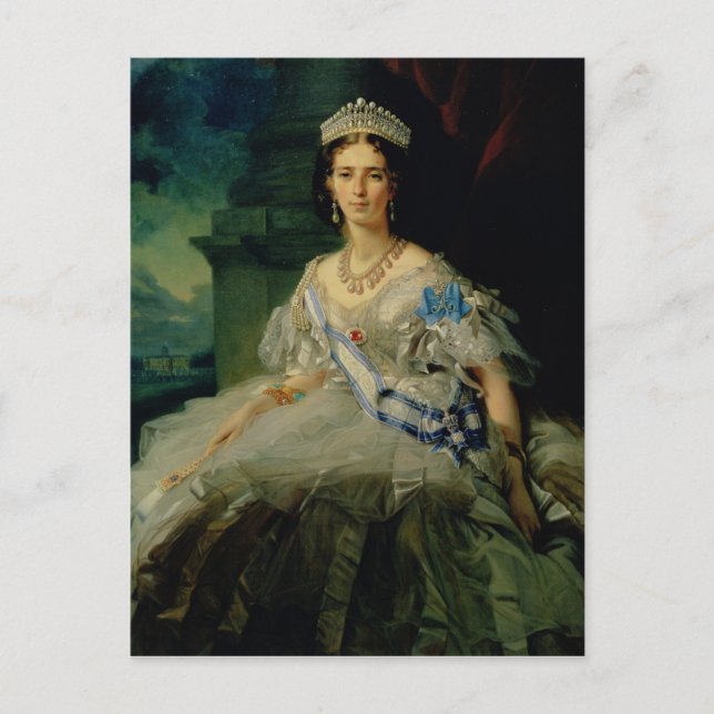 Portrait of Princess Tatiana Alexanrovna Postcard (Front)
