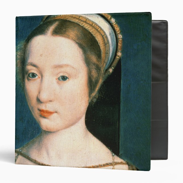 Portrait of Queen Claude 3 Ring Binder (Front/Inside)