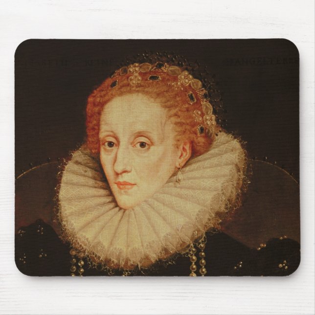 Portrait of Queen Elizabeth I Mouse Pad (Front)