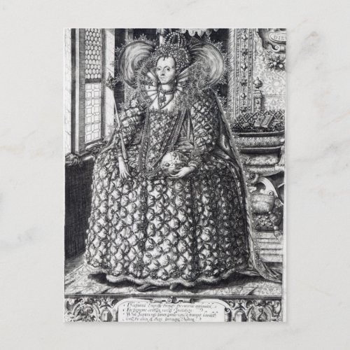 Portrait of Queen Elizabeth I Postcard