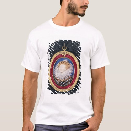 Portrait of Queen Elizabeth I wc on vellum T_Shirt