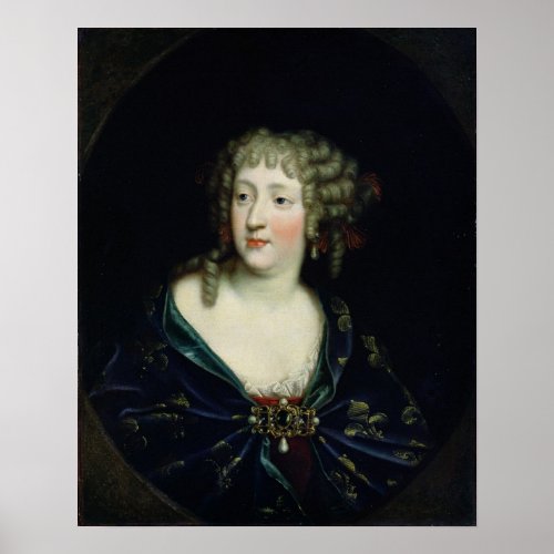 Portrait of Queen Marie_Therese of France Poster