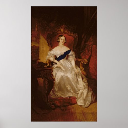 Portrait of Queen Victoria Poster