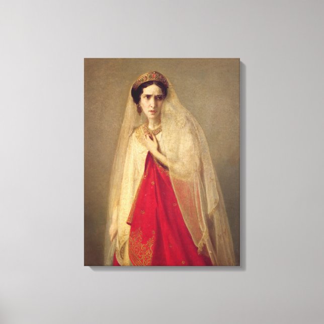 Portrait of Rachel Canvas Print (Front)