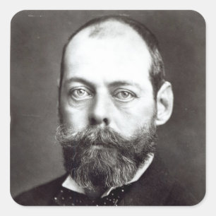 Portrait of Randolph Churchill Square Sticker