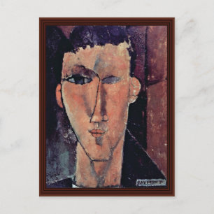 Portrait Of Raymond By Modigliani Amedeo Postcard
