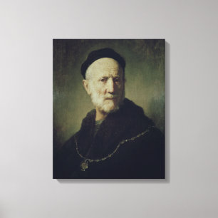 Portrait of Rembrandt's Father Canvas Print