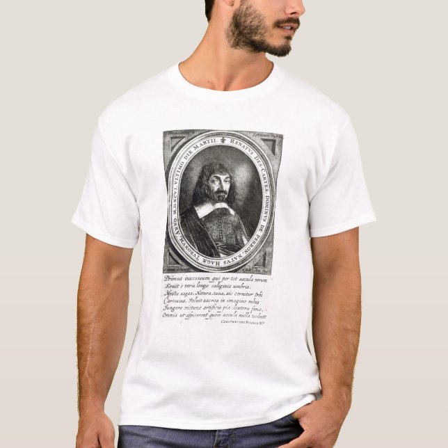 Portrait of Rene Descartes, 1644 T-Shirt (Front)