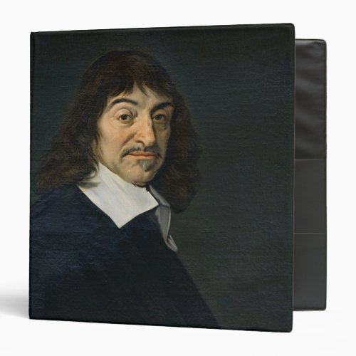 Portrait of Rene Descartes  c1649 3 Ring Binder
