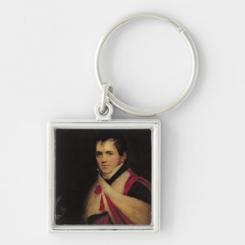 Portrait of Rev Edward Daniel Clarke  c1822 Keychain