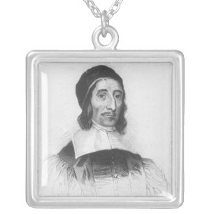 Portrait of Richard Baxter Silver Plated Necklace