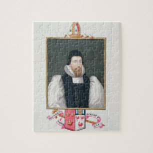 Portrait of Richard Cox (1500-81) Bishop of Ely fr Jigsaw Puzzle