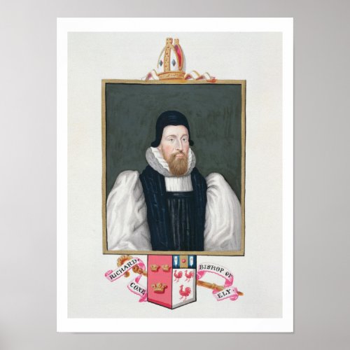 Portrait of Richard Cox 1500_81 Bishop of Ely fr Poster