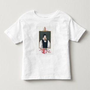 Portrait of Richard Cox (1500-81) Bishop of Ely fr Toddler T-shirt