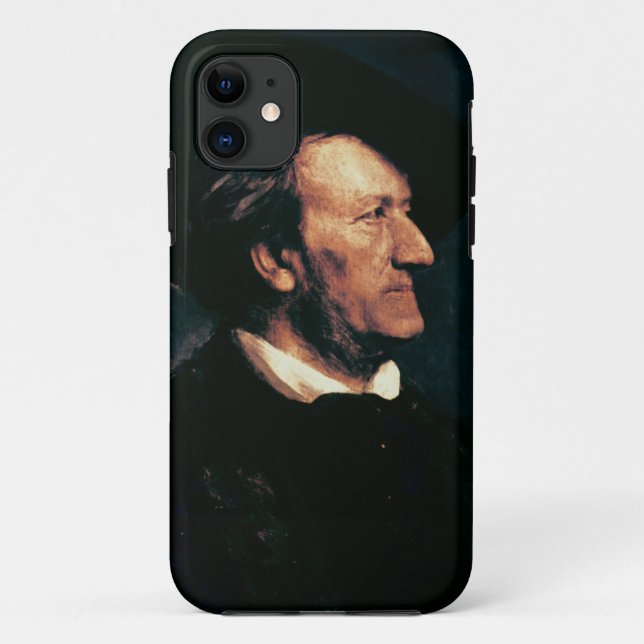 Portrait of Richard Wagner (1813-83) (oil on canva Case-Mate iPhone Case (Back)