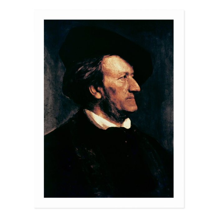 Portrait of Richard Wagner (1813 83) (oil on canva Postcards