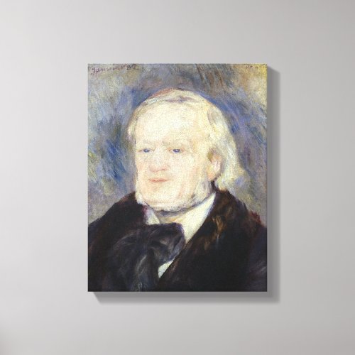 Portrait of Richard Wagner  1882 Canvas Print