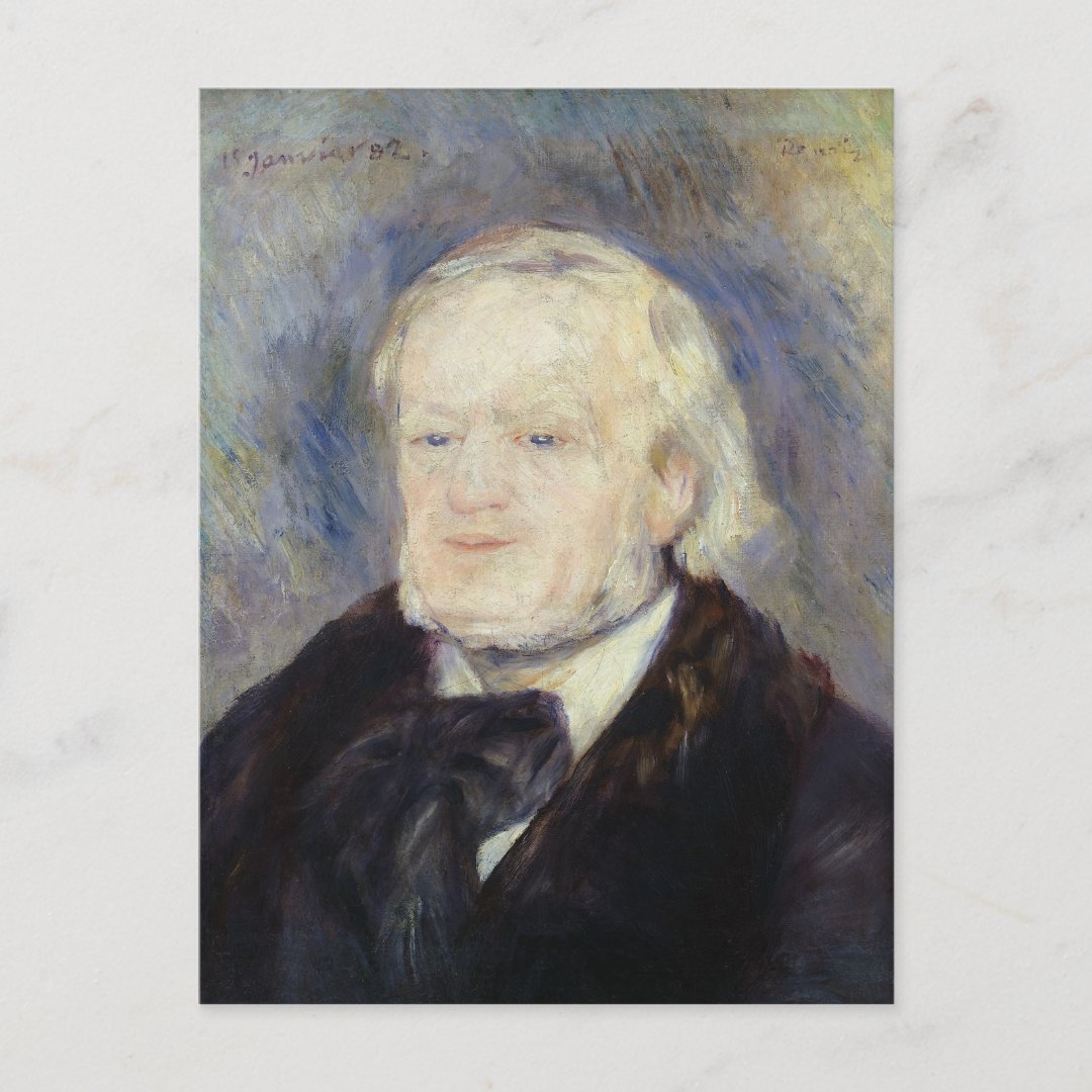 Portrait Of Richard Wagner 1882 Postcard | Zazzle