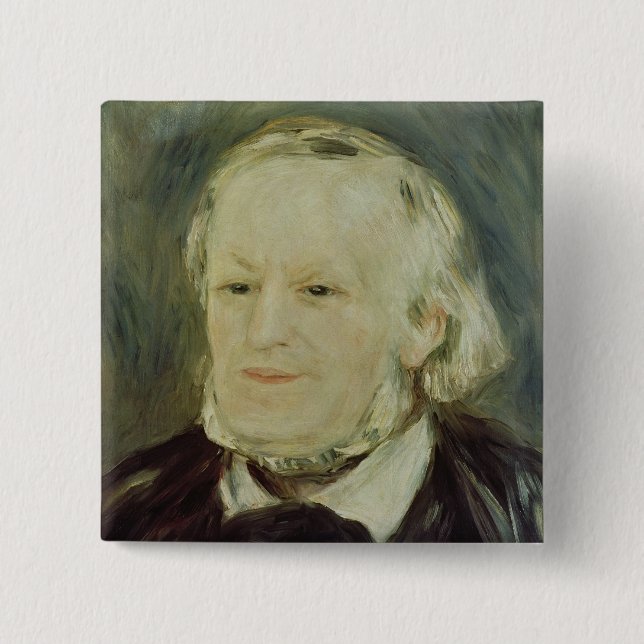Portrait of Richard Wagner , 1893 Button (Front)