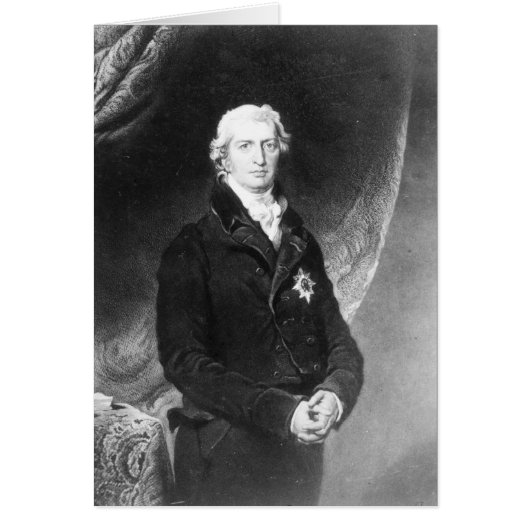 Portrait of Robert Banks Jenkinson Cards (Front)