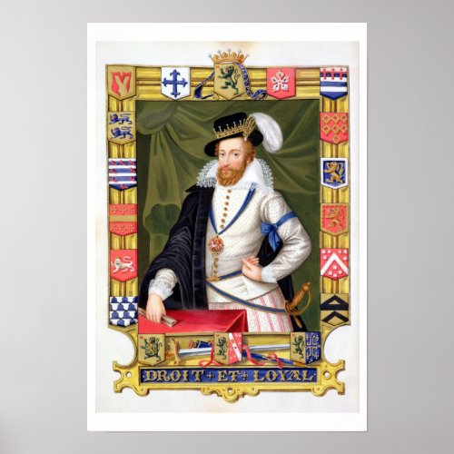 Portrait of Robert Dudley c1532_88 Earl of Leic Poster