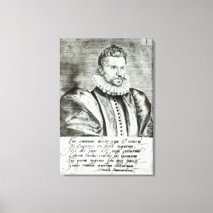Portrait of Robert Garnier Canvas Print