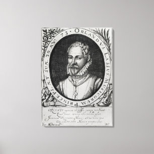 Portrait of Roland de Lassus Canvas Print