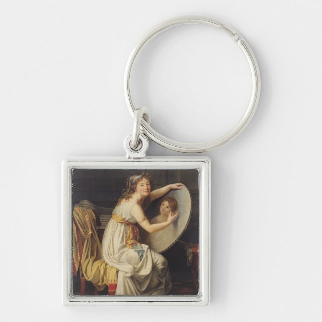 Portrait of Rose Adelaide Ducreux Keychain (Front)