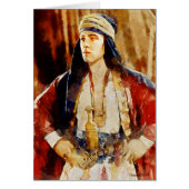 Portrait of Rudolph Valentino as The Sheikh (Front)