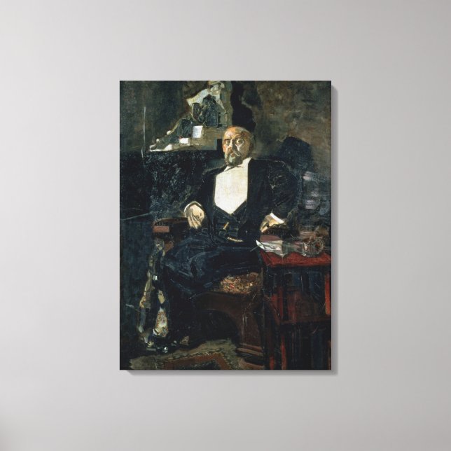 Portrait of S. Mamontov Canvas Print (Front)