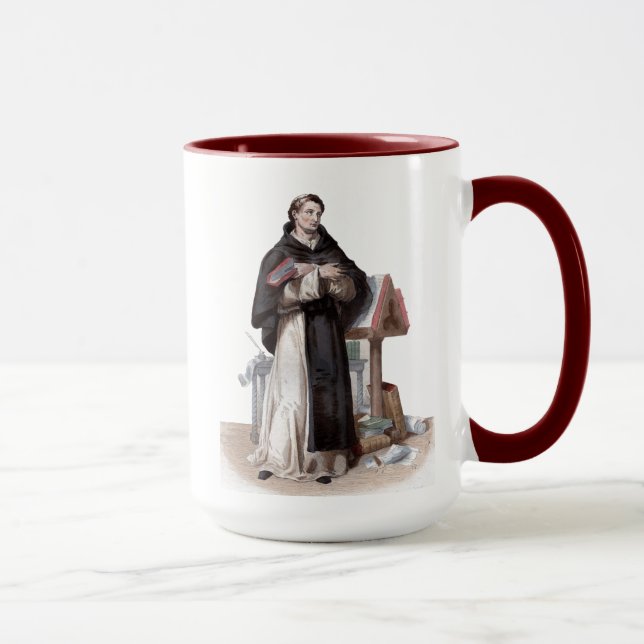 Portrait of Saint Bernard de Clairvaux Mug (Right)