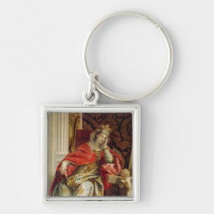 Portrait of Saint Helena Keychain