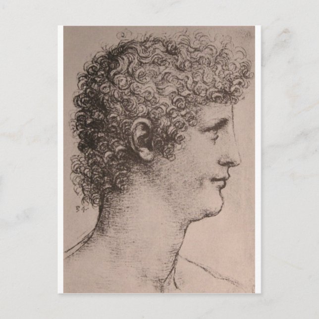 Portrait of Salai Postcard (Front)