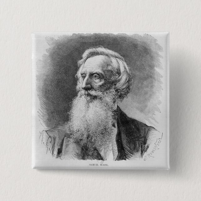 Portrait of Samuel Morse Button (Front)