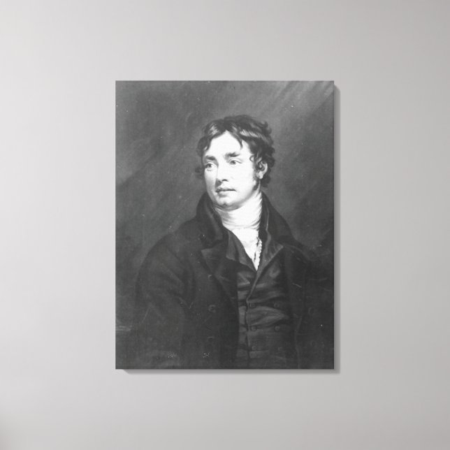 Portrait of Samuel Taylor Coleridge Canvas Print (Front)