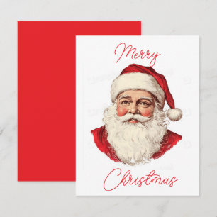 Portrait of Santa Claus Note Card