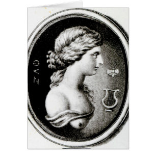 Portrait of Sappho Cards