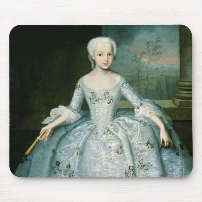 Portrait of Sarah Eleonor Fermor  1749-50 Mouse Pad (Front)