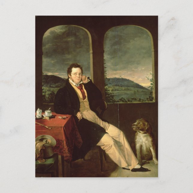 Portrait of Schubert Postcard (Front)