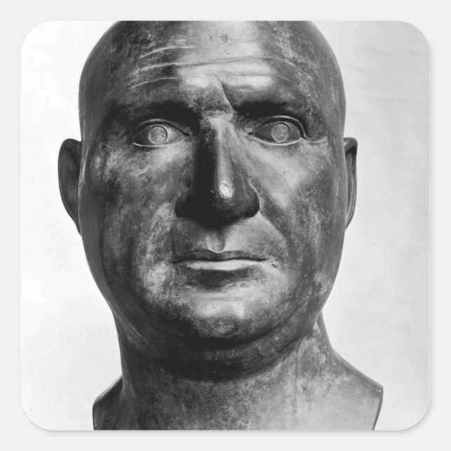 Portrait of Scipio Africanus Square Sticker (Front)
