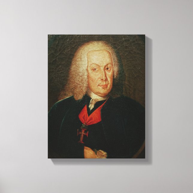 Portrait of Sebasiao Jose de Carvalho Canvas Print (Front)
