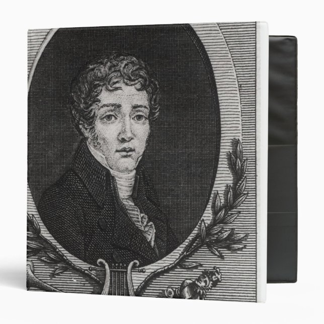 Portrait of Sebastian-Roch Nicolas 3 Ring Binder (Front/Inside)