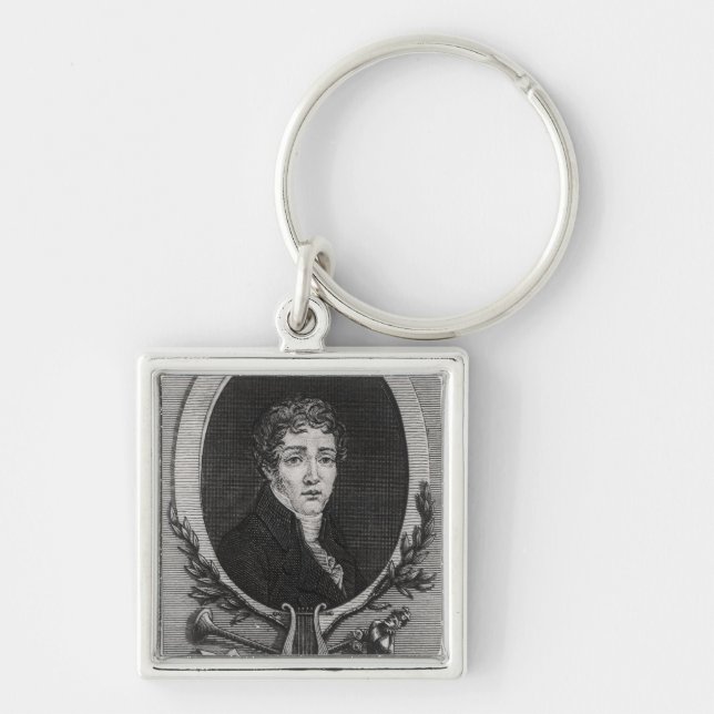 Portrait of Sebastian-Roch Nicolas Keychain (Front)