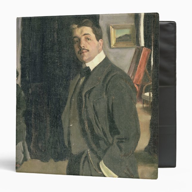 Portrait of Sergei Pavlovich Diaghilev Binder (Front/Inside)
