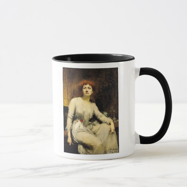 Portrait of Severine  1893 Mug (Right)
