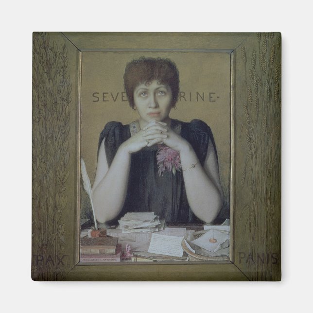 Portrait of Severine (Caroline Remy) (1855-1929) ( Magnet (Front)