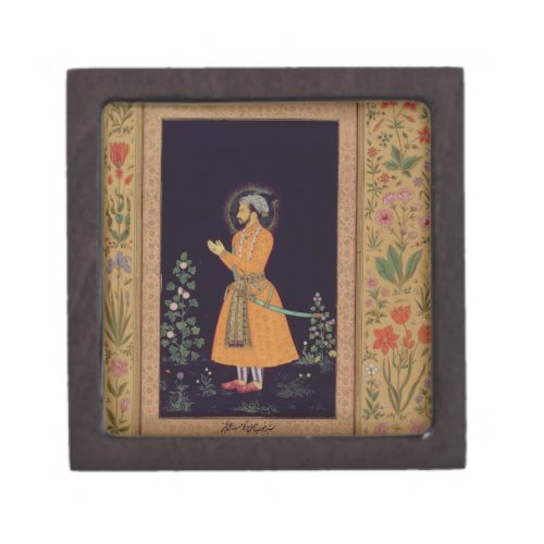 Portrait of Shah Jahan 1592_1666 Mughal c1632 Jewelry Box