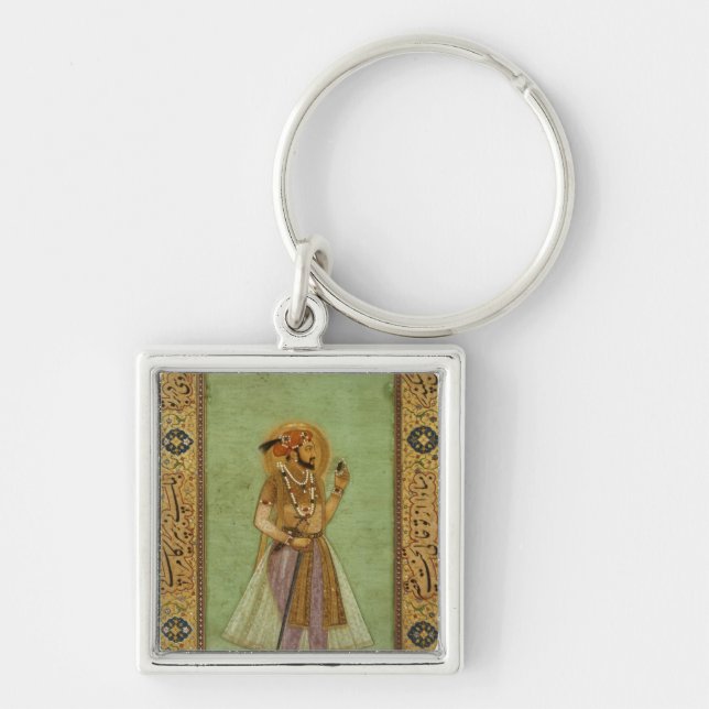 Portrait of Shah Jahan , 1631, Mughal Keychain (Front)