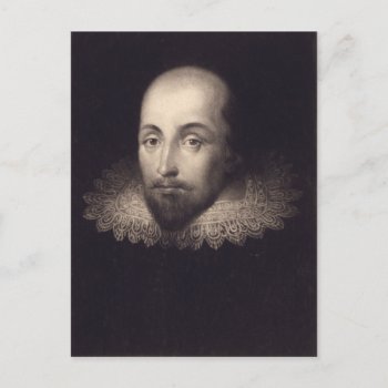 "portrait Of Shakespeare" Postcard by vintageworks at Zazzle